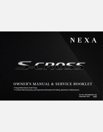 suzuki s-cross 2021 2022 2023 2024 & 2025 owners manual